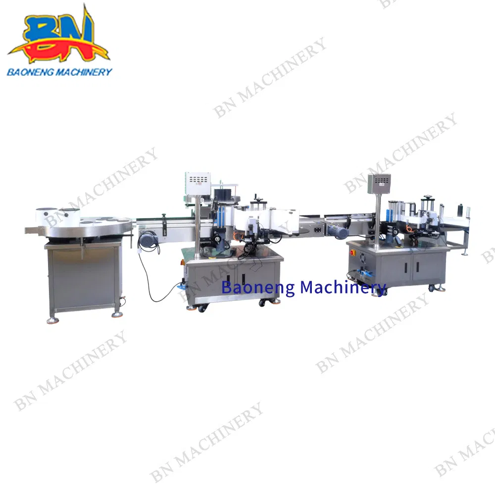 Fabrieks Automatische Ronde Blik Fles Etiketteringsmachine met Sticker Positionering Etikettering pictures & photos