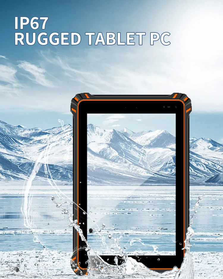 IP67 Tablet PC Rugged 8 Polegadas À Prova D'Água Totalmente Extremo Rugged Android Ubuntu Tela Sensível ao Toque Código de Barras Tablet PC Rugged pictures & photos