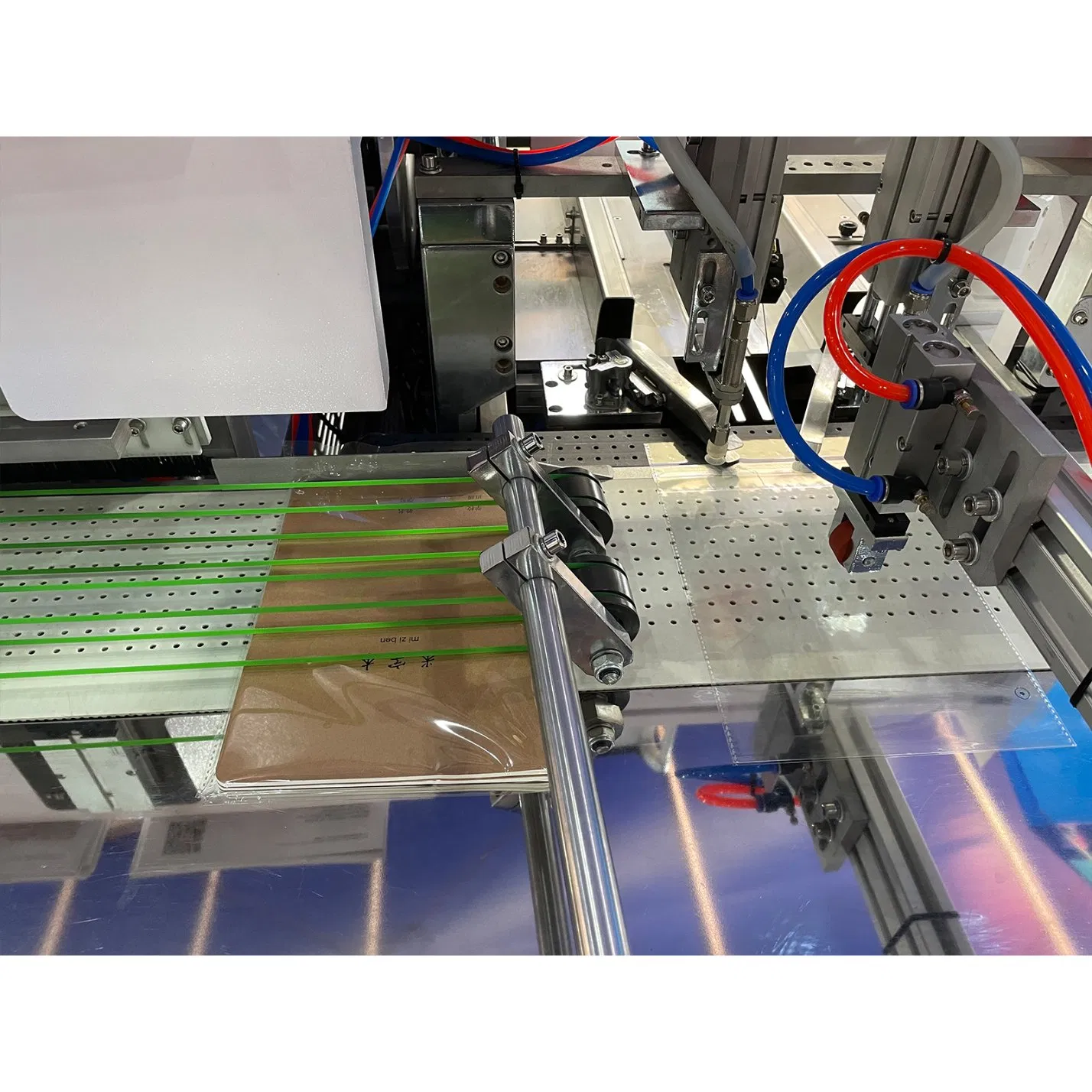 Máquina de envasado automática de alta velocidad multifuncional para enhebrado y plegado rápido pictures & photos