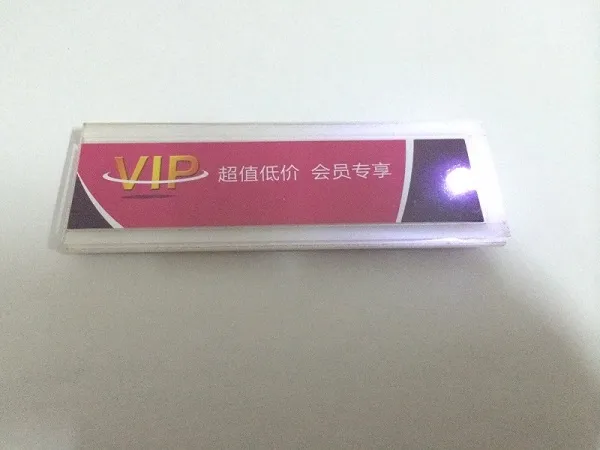 Acryl Doos Display met LED Module LED Acryl Doos Prijslabel pictures & photos