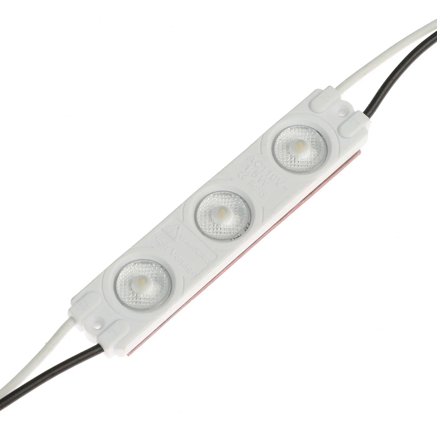 고출력 110V AC 1.5W LED 모듈 조명 렌즈 3-LED 광고 간판 조명 박스를 위한 인젝트 모듈 pictures & photos