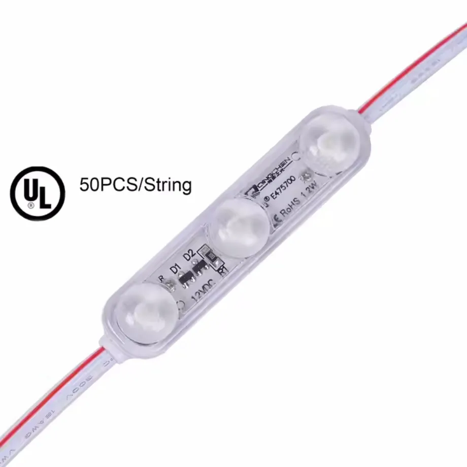 3 LED-module licht met lens 12V DC 6500K Witte ultrasone LED-module voor reclamebord IP65 LED-modules waterdichte LED-module pictures & photos