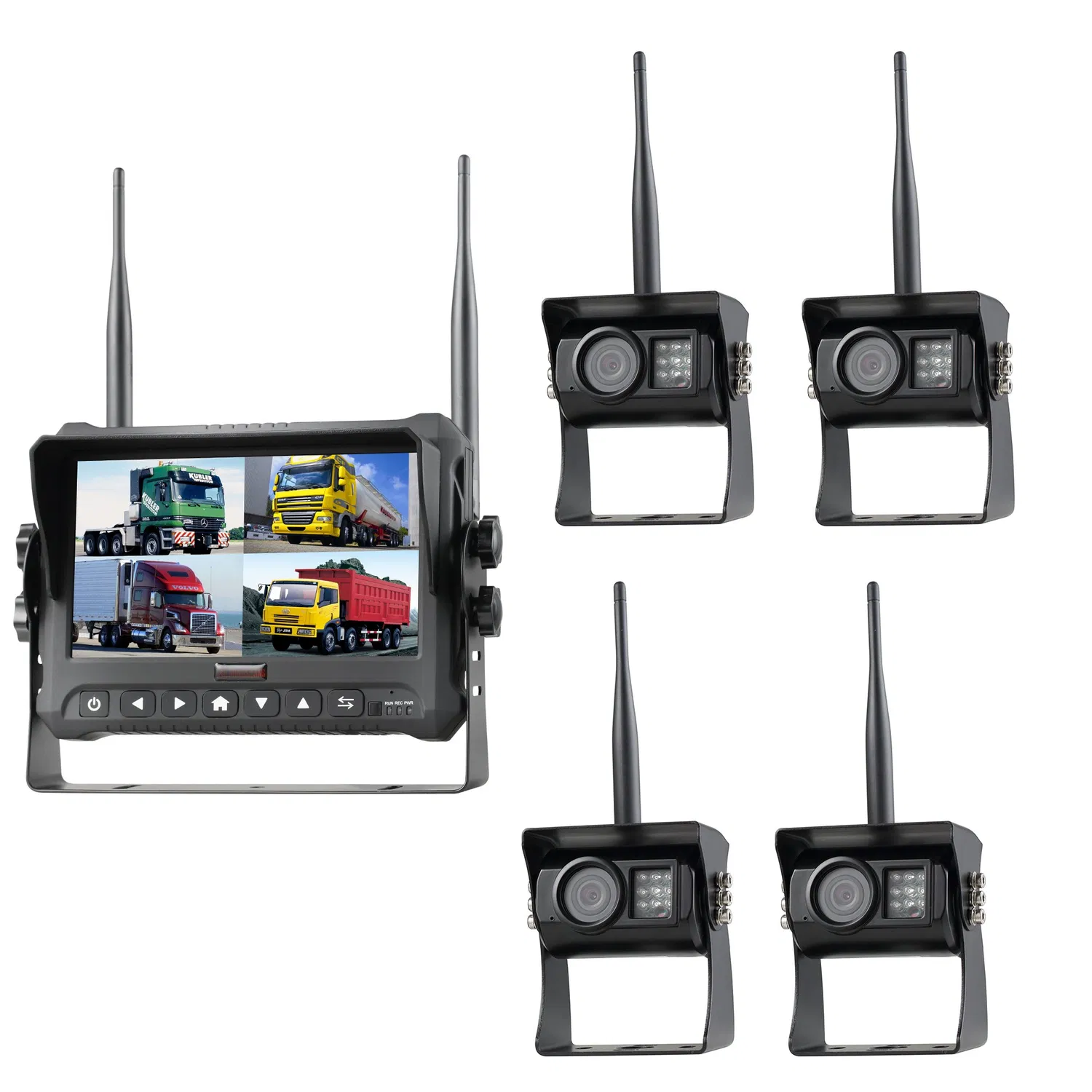 7inch Digitale Monitor Auto Draadloze Achteruitkijkcamera Systeem met Opnamefunctie pictures & photos