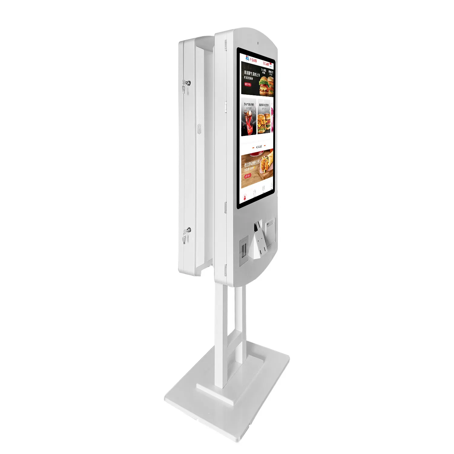 Machine de commande en libre-service pour service de paiement en gros avec scan automatique de codes et personnalisation pictures & photos