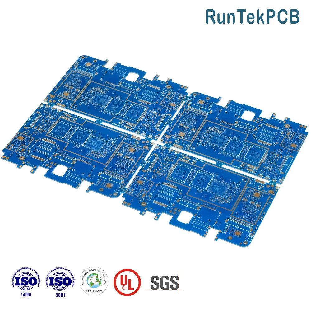 Yönlendirici için düşük çapraz konuşmalı, boyutsal olarak kararlı çok katmanlı sert PCB pictures & photos