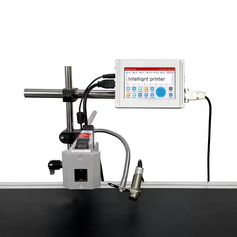 Direktverkauf ab Werk 600dpi Auflösungs-Inkjet-Drucker Chargen-Tij-Codiermaschine Box Haltbarkeitsdatum Chargen-Code Anzeige pictures & photos
