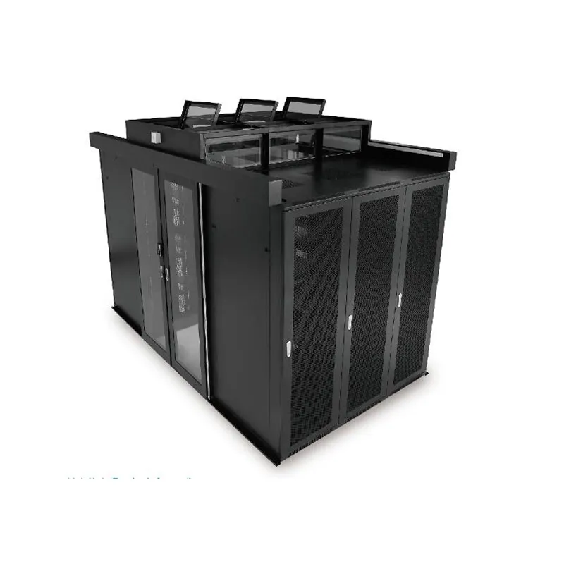 600mm Tiefen-Mikro-Datenzentrum mit Server-Rack-Infrastruktur mit Kühlsystem-Sicherheitsanlage pictures & photos