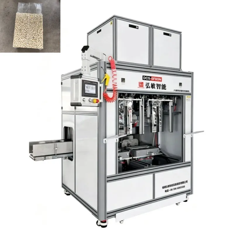 Semi-Automatic Brick Shape Rice Vacuum Packing Machine pictures & photos