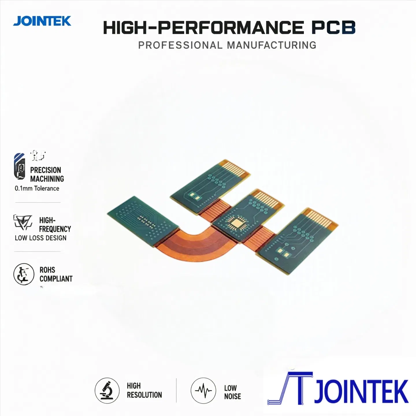 PCB rigido-flessibile ad alta affidabilità per modulo del sensore di impronte digitali pictures & photos