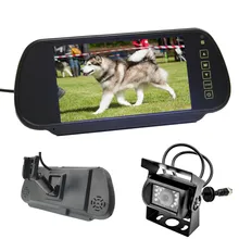 Hệ thống gương chiếu hậu, màn hình, camera lùi cho xe 7"