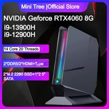 Ordinateur Mini PC de Jeu Intel Core I9-13900hx Support Rtx 4060 DDR5 Triple Affichage Win11 Mini Station de Travail Ai