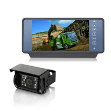 7inch Sistema de Câmera de Ré com Monitor de Espelho Retrovisor e Câmera de Luz