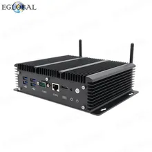 PC Mini Fanless Eglobal Mini Router Firewall PC Intel Core I3 I5 I7 Win10 Computer Mini Pocket PC