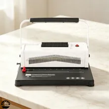 Benutzerfreundliche Kunststoffspiralbindungmaschine für Berater mit schnellem Einrichtungsprozess