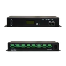 ตัวควบคุมพิกเซล LED ที่สามารถตั้งโปรแกรมได้ สำหรับติดตั้งในตู้แร็ค สำหรับโครงการไฟส่องสว่างในอาคารและภูมิทัศน์เมือง