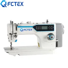 Máquina de coser textil para prendas con puntada de pespunte automática computarizada y cortahílos automático