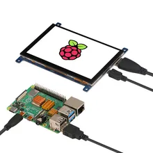 การปรับแต่งอุตสาหกรรม OEM ODM 7 นิ้ว 1024*600 แผง IPS HDMI โมดูลหน้าจอสัมผัส Raspberry Pi TFT จอแสดงผล LCD