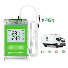 Registrador de Dados de Temperatura e Umidade Avançado 4G para Sistema de Rastreamento GPS em Tempo Real