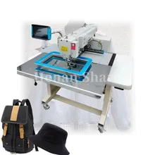 Macchina da cucire automatica programmabile computerizzata per modelli di cucito di cinturini in pelle