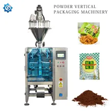 Máquina de envasado vertical de polvo completamente automática con sistema de ensacado, llenado, sellado y codificación ODM/OEM