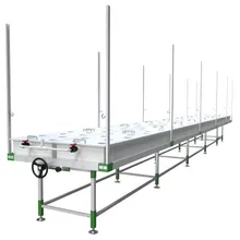 Modulares Aeroponik-Wachregal mit Klonregalen - LED-Hydroponiksystem