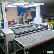 Hệ thống thị giác thông minh máy cắt laser vải Seg