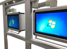 カスタマイズ可能な寸法の産業用パネルPCタッチスクリーンLCDスクリーン、プロジェクトに合わせた複数の画面サイズオプション