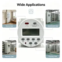 精密な時間制御ソリューションのためのLCDパネルマウントタイマー