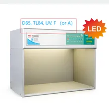 กล่องไฟ LED สำหรับการจับคู่สี ห้องดูสีด้วยแหล่งกำเนิดแสงสี่ประเภท