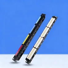 19 Zoll 24 Anschluss CAT6 Ungeschütztes Netzwerk RJ45 Patchpanel