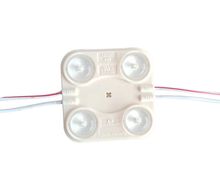 Quadratisches 4W LED-Modul 12V DC IP65 Wasserdicht 4LED Modulkanal für Buchstaben-Schaufenster und Werbeschilder