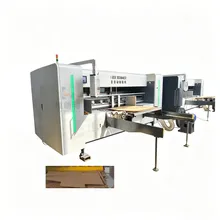 Macchina per la produzione di scatole completamente automatica multifunzionale con incavo e cucitura