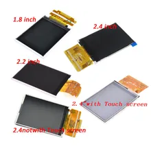 1.8 2.2 2.4 Module d'affichage LCD couleur TFT de 2,4 pouces pour Arduino