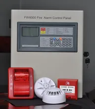 Mejor Panel de Control de Alarma de Incendio Direccionable Montable Sistema de Alarma de Incendio