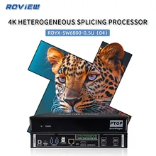 4K معالج عرض الأشكال الإبداعية 4output مع دوران عشوائي وعبر الشاشة