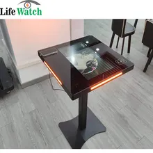 22-Inch Intelligenter Werbe-LCD-Touch-Interaktiver Tischbildschirm mit drahtlosem Ladegerät