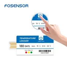 Controlador de temperatura USB Sensor registrador de datos de temperatura desechable