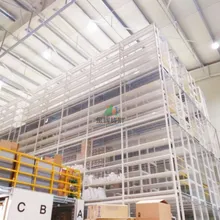 Estante de plataforma de mezzanine de múltiples niveles de alta resistencia con Q235B material Estante de plataforma de mezzanine de múltiples niveles de alta resistencia con Q235B material