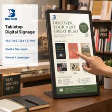 Contatore da tavolo interattivo, lettore pubblicitario per segnaletica digitale Android, schermo LCD per menu, display touch