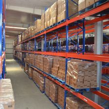 Système de rayonnage sélectif en métal pour entrepôt, étagère de stockage, système de rayonnage avec poutres en acier, rayonnage de stockage en entrepôt en poudre