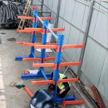 倉庫用カンチレバーラック鋼製ストレージパイプラックシステム