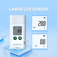 Tagplus-Th Registrador de Dados Reprogramável com LCD para Controle de Temperatura e Umidade da Cadeia Fria