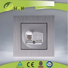 مقبس مزدوج RJ11 RJ45 مقبس بيانات ومقبس هاتف