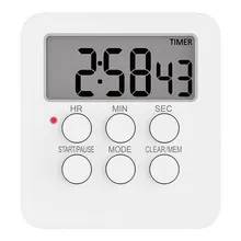Grande display LCD funzione di memoria timer digitale elettronico per cucina Grande display LCD funzione di memoria timer digitale elettronico per cucina
