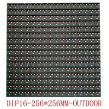 Wasserdichtes programmierbares Schild Vollfarbige drahtlose Außenwerbung P10 P16 DIP-LED-Bildschirmmodul