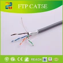 สายเคเบิลคอมพิวเตอร์ สายเคเบิลการสื่อสาร สายเคเบิลข้อมูล F/UTP FTP Cat5e