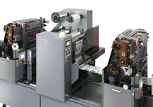 間欠ラベルオフセット多色印刷機 レックスロスサーボ制御システム