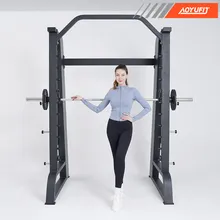 Machine de musculation compacte Smith Rack multifonctionnelle pour squats Machine de musculation compacte Smith Rack multifonctionnelle pour squats
