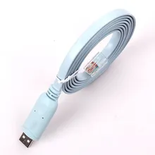 6ft 1.8M Kabel Konsol Serial USB FTDI Chip untuk Router RJ45