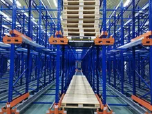 Estantes de paletes de alta qualidade e alta resistência, sistema automático de transporte por rádio para empilhamento de carros